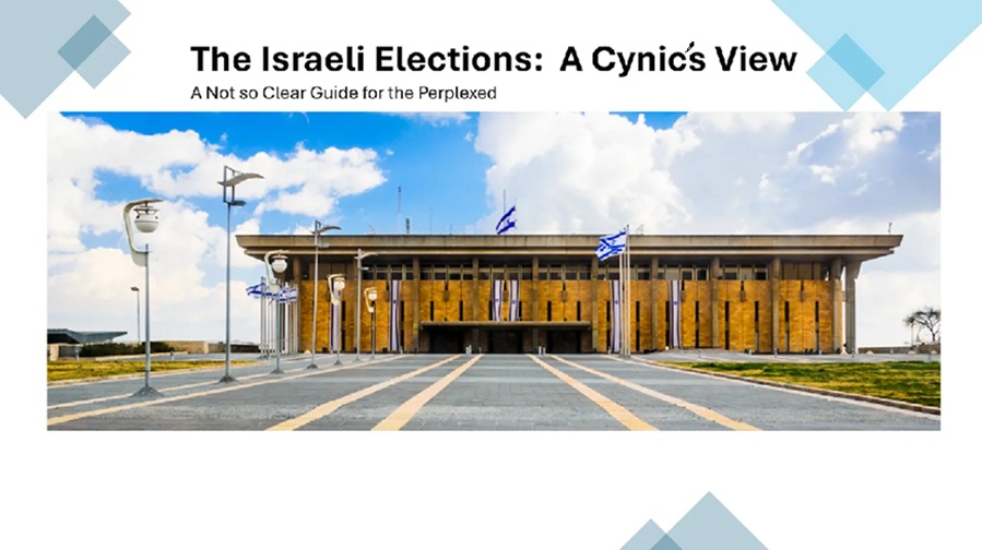 The Israeli Elections: A Cynic’s View